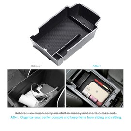CDEFG Center Console Accessory Organizer for 2019-2025 Chevy Blazer ABS Material Armrest Box Insert Tray 2019-2025 Chevy Blazer Accessories (NOT for Blazer EV)