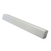 UPVC Plastic Fascia Board Corner Joint White 300mm Round Edge