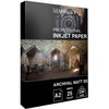 Marrutt 230gsm Archival Matt Single Sided Inkjet Photo Paper: A2-25
