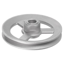 sourcing map Industrial Sewing Machine Clutch Motor Pulley 15mm Inner 110mm Outer Dia Aluminum Electric Transfer Wheel Pulley