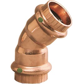 Viega 77607 ProPress 1/2 in. x 1/2 in. Copper 45-Degree Elbow