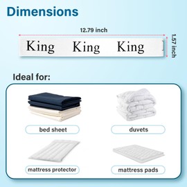 JMGO 8pcs Bed Sheet Organizer Bands Set Elastic Bedsheet Straps Pillowcases Bedding Sheets for Drawer Closet Laundry Dorm Room Storage Organziers (King,Queen,Twin,Full)