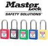 Master Lock 410KARED Lockout Tagout Safety Padlock with Key, Keyed-Alike