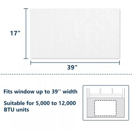 Pearwow Window Air Conditioner Surround Foam Insulation PanelsAC Side Insulatin