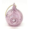 Blown Glass Fish Ornament (Purple, 2 INCH)