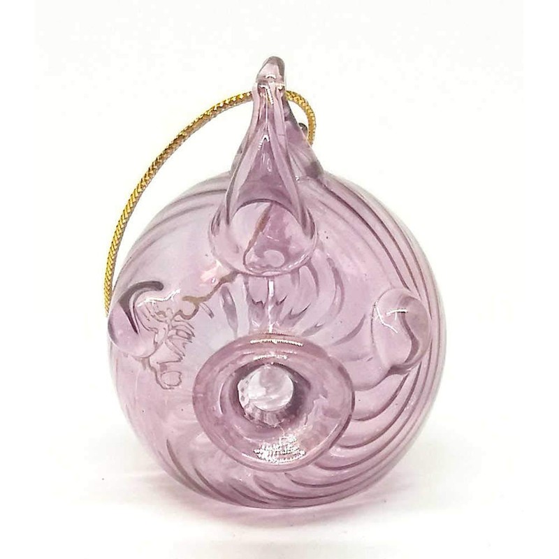 Blown Glass Fish Ornament (Purple, 2 INCH)