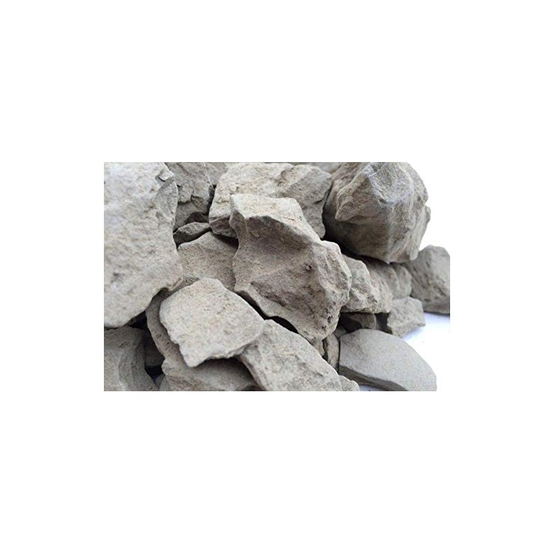 UCLAYS BLUE clay chunks natural for eating (food), 4 oz