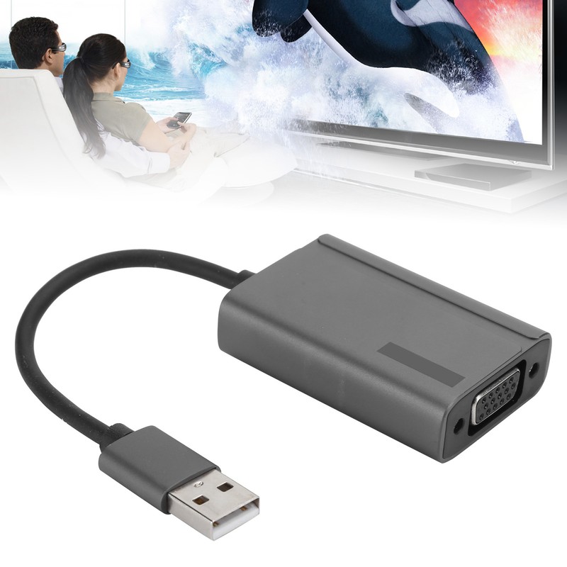 USB to VGA Adapter Connect Equipment High Definition Screen Computer