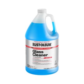 Rust-Oleum Professional Cleaners Glass Cleaner | One Gallon (128oz) | Ready to Use Refill Bottle | Professional Strength | Ammonia Free