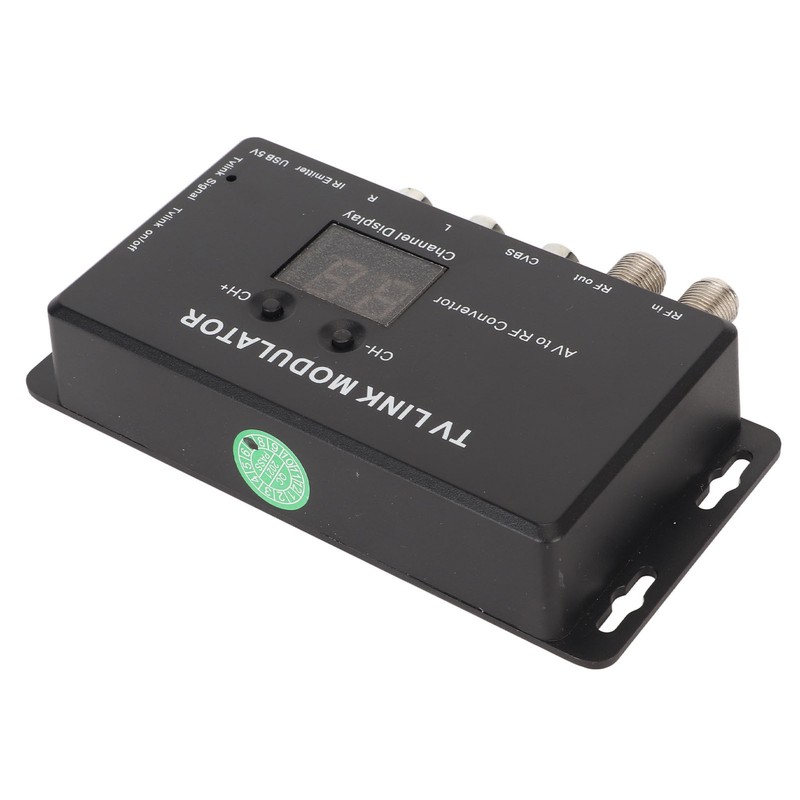 TV Link Modulator Adjustable Support PAL NTSC AV to RF