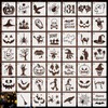 OOTSR 48 PCS Halloween Painting Stencils for Craft Reusable, Drawing