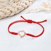 JENDEAR SHINE Rope Bracelet for Women Girls, Hand Braided Chain