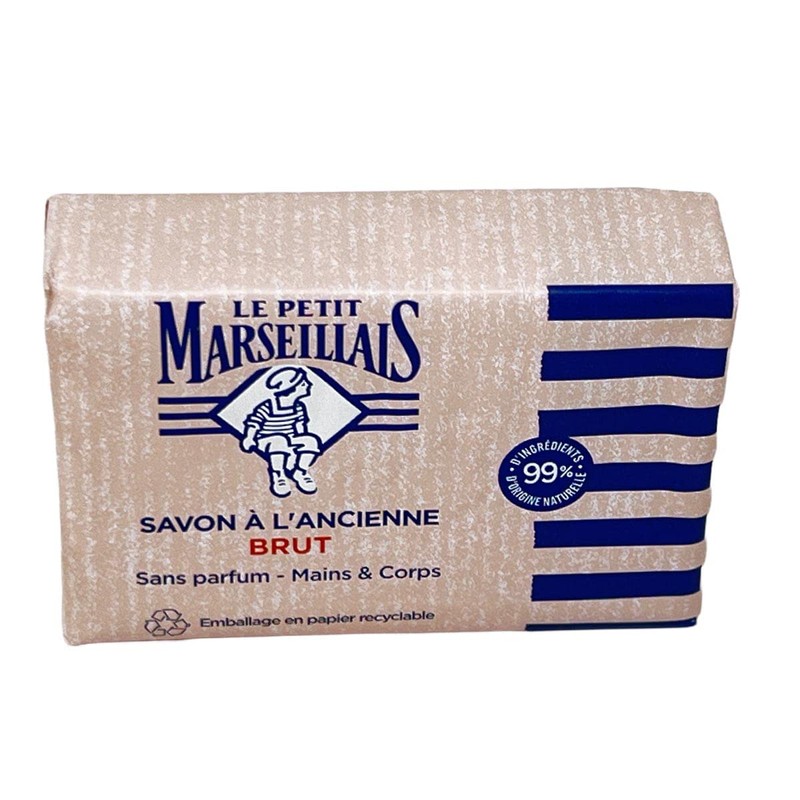 Le Petit Marseillais Savon Brut - French Marseille Soap Bar