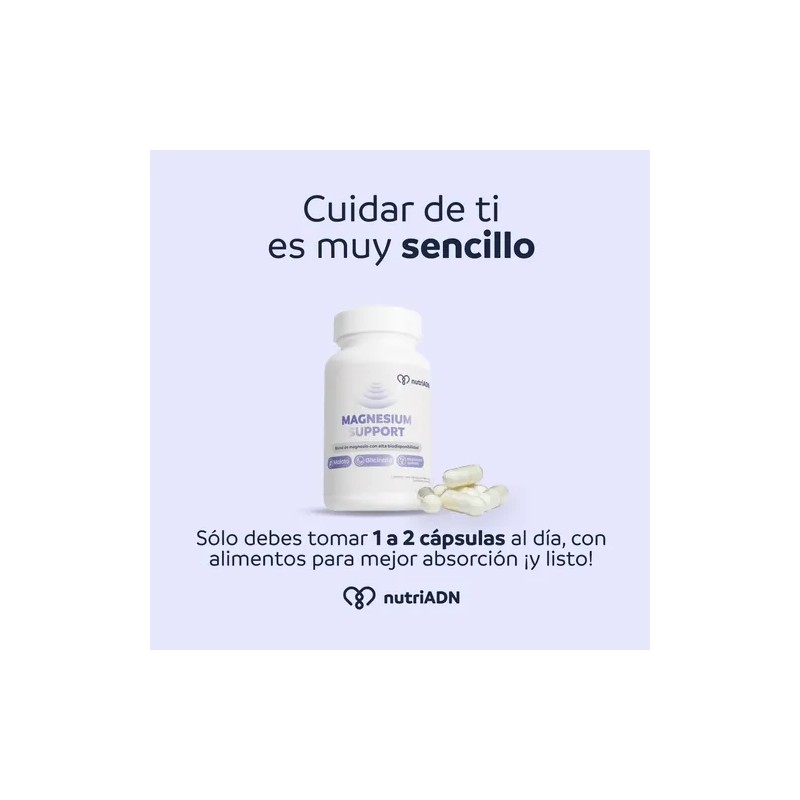 Magnesio Quelado Support Relajacion Y Sueño Glicinato 60caps