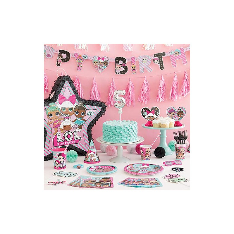 Unique Party 79116 - 9oz LOL Surprise Paper Cups, Pack