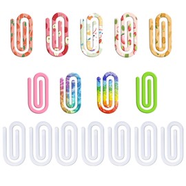 Jumbo Paper Clips,Sublimation Blanks Acrylic Paper Clips, 4 Inch Large,10 Pack for Heat Transfer DIY Design, School Classroom Stationery Office, Home Gift Crafts Supplies