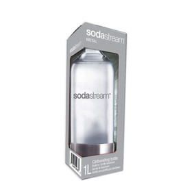 SodaStream 1041191490 PET Bottle 1 Litre with Stainless Steel Lid