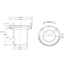 TOTO AFKA054N2 Sealed Water Bottle for Free Bathtubs [afka054n2]