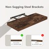 Venusmiles Bathroom Floating Shelves for Wall, 15" Wall Mounted Shelves