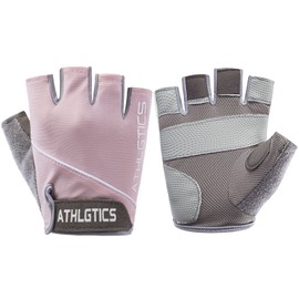 SUJAYU Workout Gloves for Women Men, Gym Gloves for Women Men Gym Gloves for Working Out, Workout Gloves Women Men Fitness Gloves Hand Out Gloves (Pink, Medium)