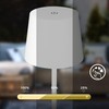 BRILONER Wireless LED Table Lamp, Dimmable Bedside Lamp, Touch Desk