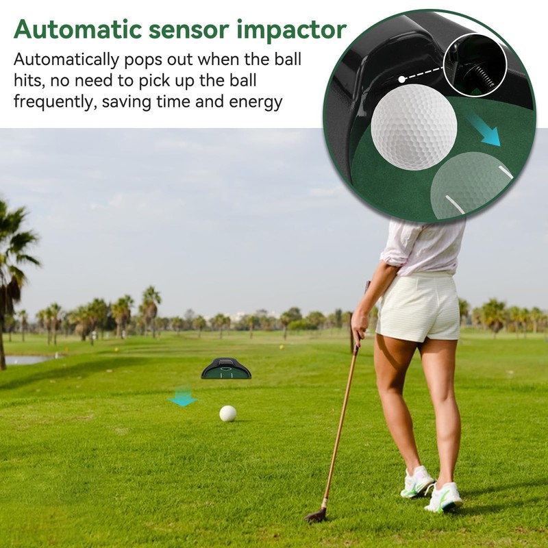 Golf Ball Return Putting Unit, Golf Putting Return Machine Golf