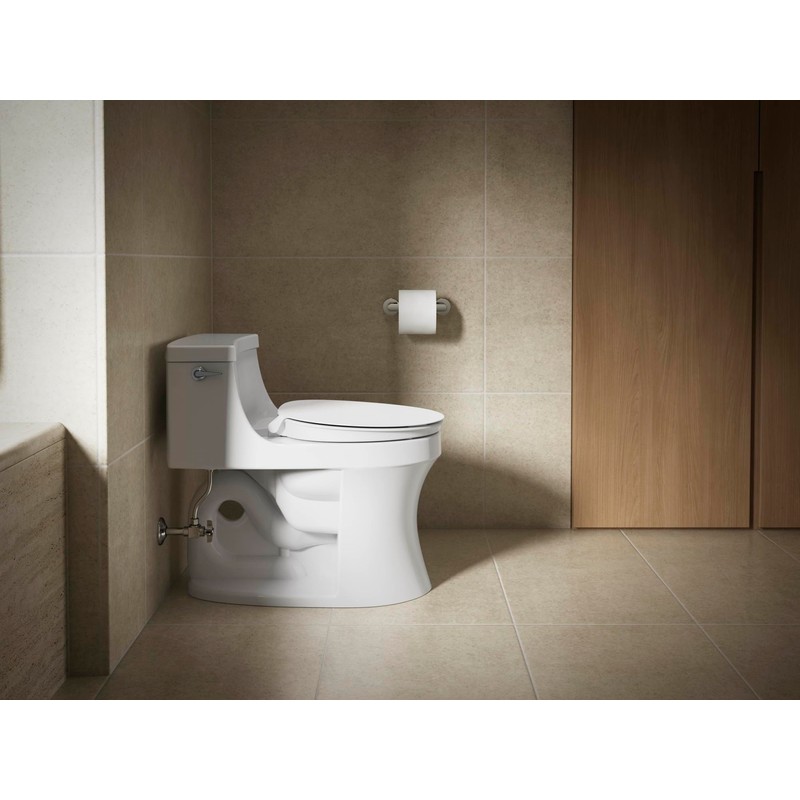 KOHLER 57778-GCF-0 Cymbal Readylatch Quiet-Close Round Toilet Seat, Flexible Core