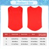 Huhumy 8 Pcs Dog Costume Outfits Red Soft Breathable Shirts