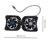 SEWACC Portable Foldable Laptop Cooler USB Notebook Cooling Mat with