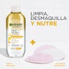 Kit Garnier Skin Active Micelar Bifásica 400ml + Ecopads