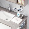 MfhdgXAvs 2Pcs Foldable Floating Shelves for Wall, No Drill Adhesive