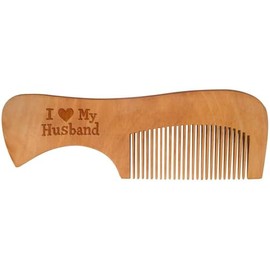 'I Love My Husband' Wooden Comb (HA00054029)