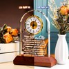 Ornalrist Happy 50th Birthday Crystal Clock Gifts for Men Women,