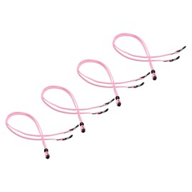 PATIKIL Eyeglass Strap, 4 Pack Adjustable Eye Glasses String Colored Safety Lanyard Holder Sunglasses Retainer for Men Women, Pink