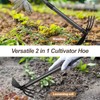 Hoe Garden Tool, 45 Inch Garden Hoe Long Handle for