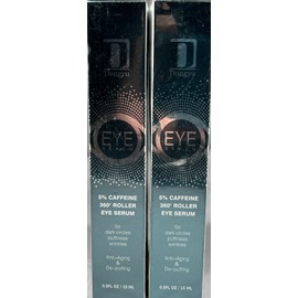 Dongyu (2 PACK) Dongyu Eye Serum 5% Roller 360* Roller for Dark Circles , 0.5 oz.