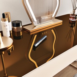 Wallercity Tawny Self Adhesive Flexible Mirror Stickers Peel and Stick Mirror Wallpaper for Wall Vinyl Mirror Contact Paper for Crafts Mirror Wall Decor Waterproof Ceiling Mirror Film 15.8''x78.7''