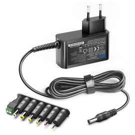 KFD Netzteil 12V 2A Ladegerät Ladekabel für Odys myBook 14 Pro Laptop, Teclast F6 F7 F15, Medion E3222, Festplatte, Fritzbox, Koorui Curved Monitor 24 zoll 22N1 24N5C 24N1A 24E4 Gaming 24N1 27N1 25E3A