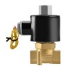 Heschen Brass Electric Solenoid Valve 2W-040-10K PT3/8'' DC12V Direct Actuation