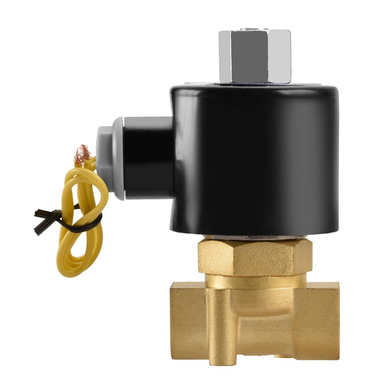 Heschen Brass Electric Solenoid Valve 2W-040-10K PT3/8'' DC12V Direct Actuation