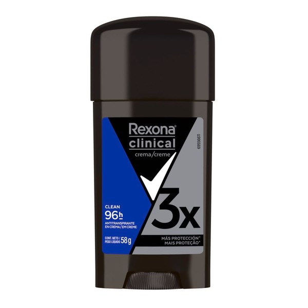 Rexona Antitranspirante Clinical Clean en Soft Solid para Hombre 58 g
