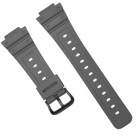 Fit for Casio G-shock GA-2100 Bands, GA-2110 Series Quickfit Soft Resin Replacement Watch Straps Wristbands Bracelet for GA2100/GA2110 (Gray)