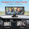 Dual Baby Car Camera for 2 Kids – 6.9” Split