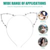 Rosenice Cat Ear Headband with Rhinestones For Masquerade Party, Christmas