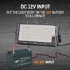 RTNLIT 2-Pack 100W LED Flood Lights Outdoor, IP65 Waterproof Emergency