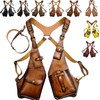 Premium Leather Adjustable Underarm Shoulder Bag for Men & Women,