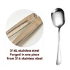 Yuiturt Serving Spoons Set, 7 Pieces Stainless Steel Serving Utensils,