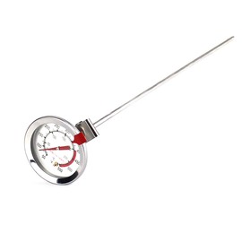 MASMAS Food Thermometer Stainless Steel Thermometer Instant Read Analog Milk Coffee Meat BBQ