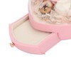 Heart Shaped Jewelry Box Wedding Preserved Flower Necklace Ring Storage