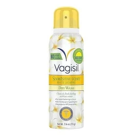 Vagisil Scentsitive Scents Feminine Dry Wash Deodorant Spray for Women,
